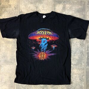 Boston Black Graphic T-Shirt